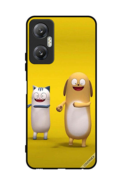 Covernex غطاء حماية لهاتف Infinix Hot 20 Cat Dog Story