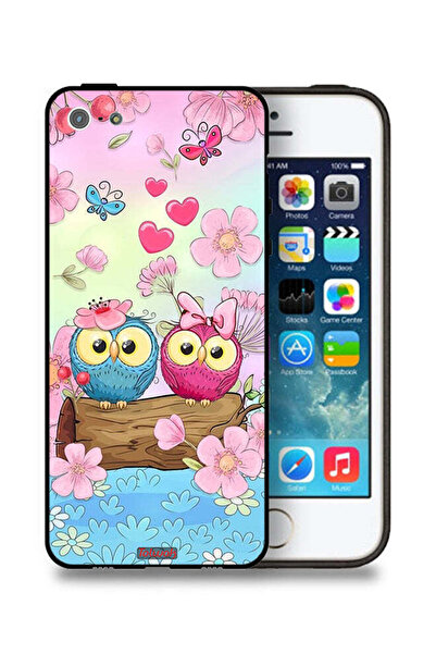 Tolwak غطاء حماية لجهاز Apple iPhone 5/5s/SE برسومات بومة لطيفة