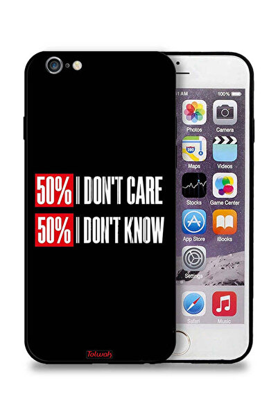 Tolwak جراب حماية لجهاز Apple iPhone 6 Plus/6s Plus - لا يهمني