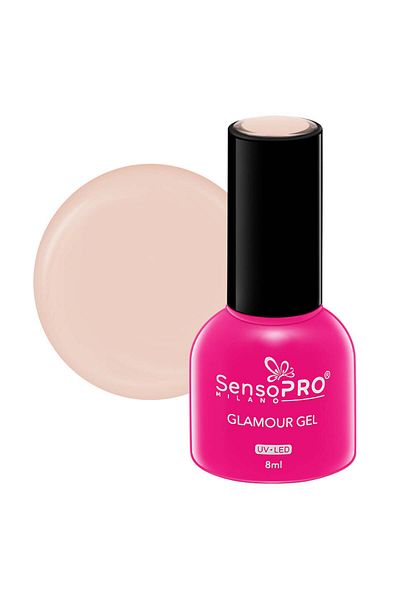 SensoPRO Milano Oja semipermanentă Glamour Gel 8ml, Perfect Nude #23