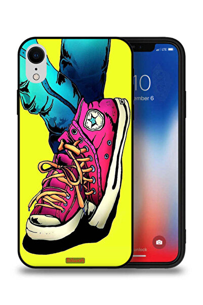 Tolwak جراب حماية من قماش حذاء فني من Apple iPhone XR