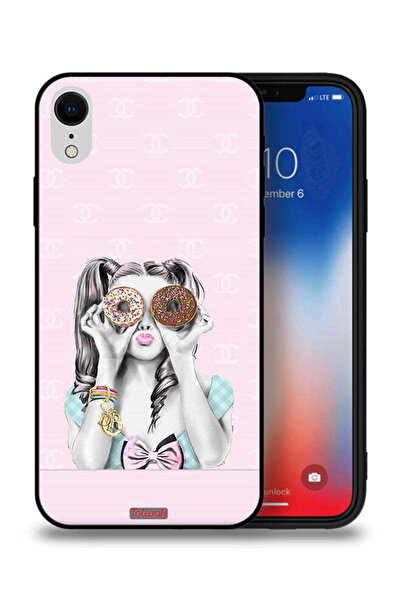 Tolwak غطاء حماية لجهاز Apple iPhone XR يحمل قطعتين من الدونات