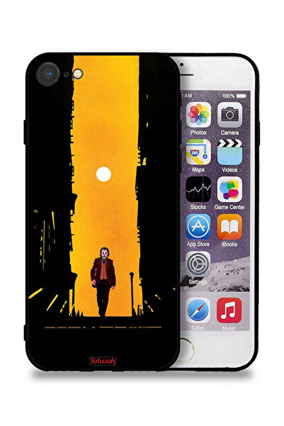 Tolwak جراب حماية لجهاز Apple iPhone SE (2022) بتصميم جوكر، عمل فني رقمي تجريدي