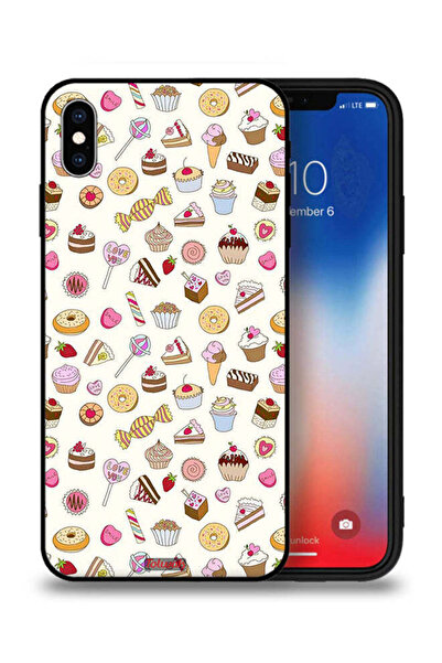 Tolwak جراب حماية لجهاز Apple iPhone XS Max بنمط العناصر المفضلة