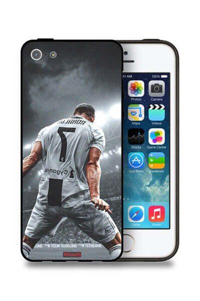 Tolwak جراب حماية لهاتف Apple iPhone 5/5s/SE بطبعة احتفال كريستيانو رونالدو