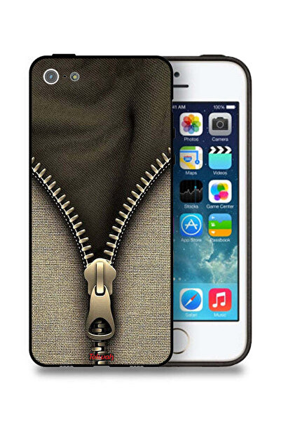 Tolwak جراب حماية بنمط سحاب لهاتف Apple iPhone 5/5s/SE