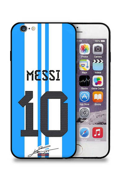 Tolwak جراب حماية لهاتف Apple iPhone 6 Plus/6s Plus بتصميم Messi 10