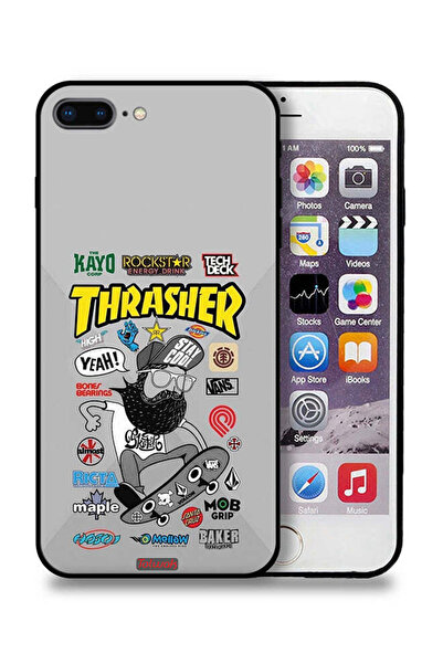 Tolwak غطاء حماية لجهاز Apple iPhone 7 Plus ملصق Thrasher