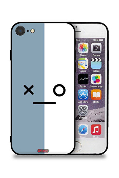 Tolwak غطاء حماية لجهاز Apple iPhone 8 بأيقونات الوجه
