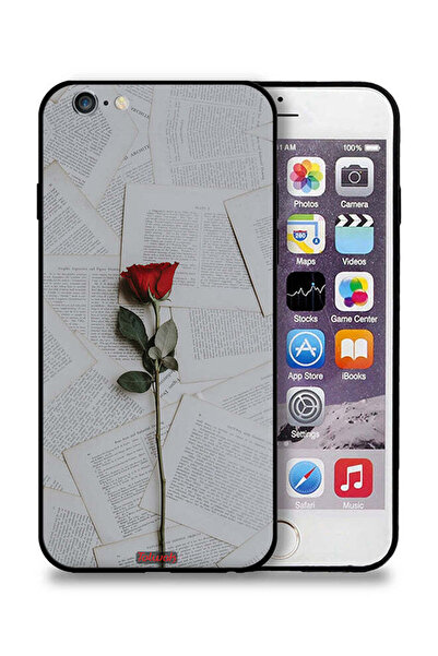 Tolwak غطاء حماية لجهاز Apple iPhone 6/6s وردي على ورق