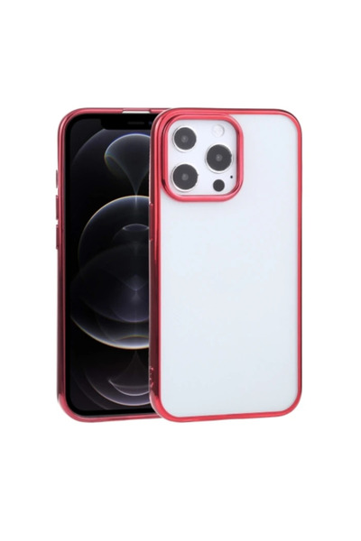 OEM iPhone 13 Pro Max 6.7Inch Laser Plating Color Edge Transparent Case-(5775...