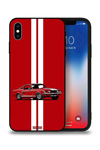 Tolwak جراب حماية لجهاز Apple iPhone XS Max بتصميم سيارة كلاسيكية تجريدية