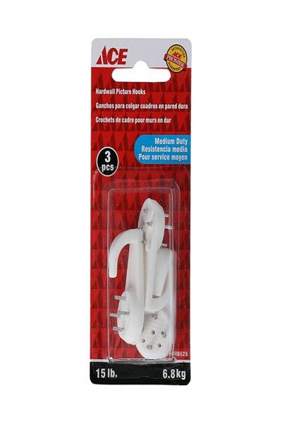 ACE Medium Duty Hardwall Picture Hanging Hooks