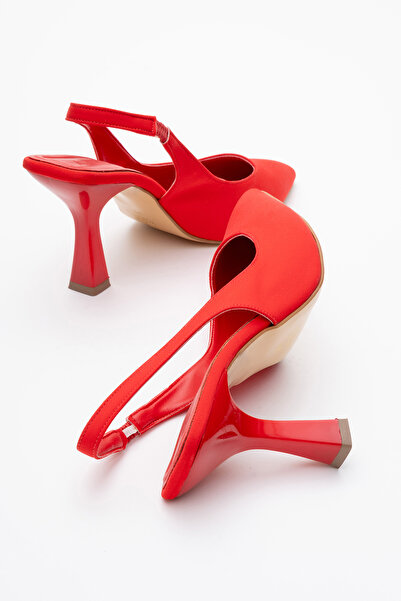 Ataköy Ayakkabı KADIN SİVRİ BURUN ARKASI AÇIK STİLETTO