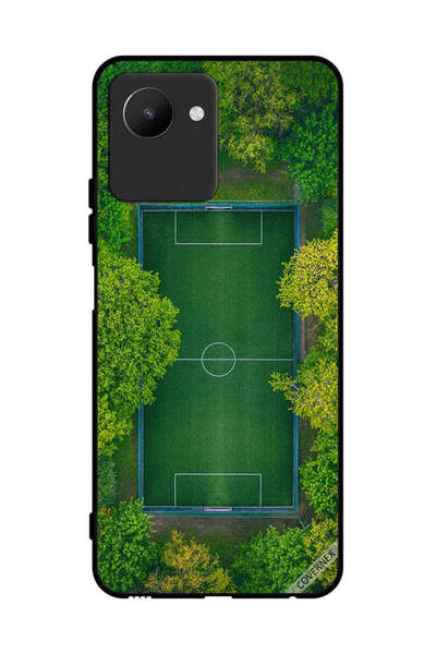 Covernex غطاء حماية لهاتف Realme C30s - منظر ملعب كرة القدم