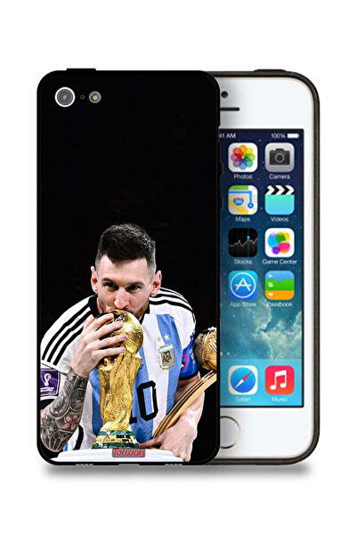 Tolwak جراب حماية ميسي لجهاز آيفون 5/5s/SE من آبل