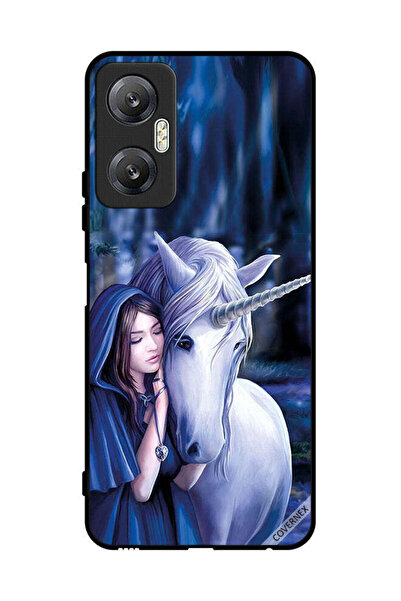 Covernex غطاء حماية لهاتف Infinix Hot 20 - فتاة تحب وحيد القرن