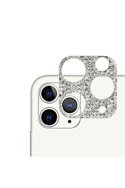 CepteToptan ALLY iPhone 11 Pro عدسة حماية للكاميرا مطرزة بحجر الماس - (1903) - MKİ5240-5842