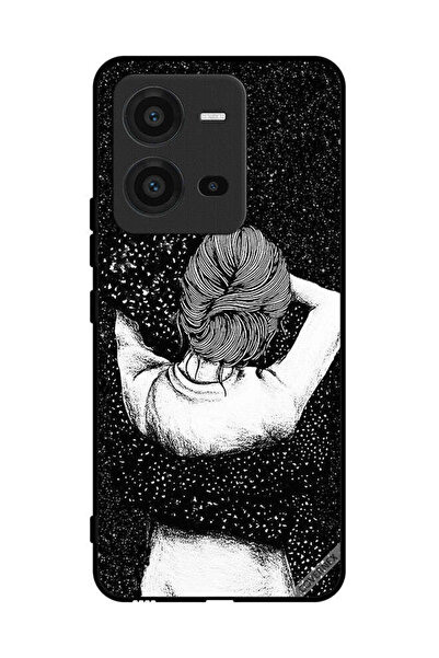 Covernex غطاء حماية لهاتف فيفو V25 - خيال فتاة دودل الليلية