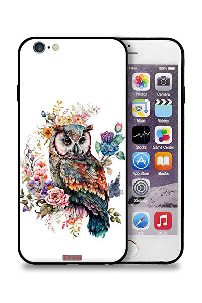 Tolwak غطاء حماية لجهاز Apple iPhone 6/6s بتصميم بومة فنية تجريدية