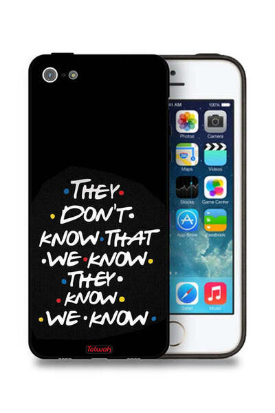 Tolwak جراب حماية لجهاز Apple iPhone 5/5s/SE لا يعرفون ما نعرفه يعرفون أننا ن...