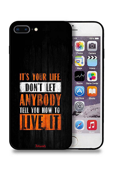 Tolwak جراب حماية لجهاز Apple iPhone 7 Plus "Its Your Life"
