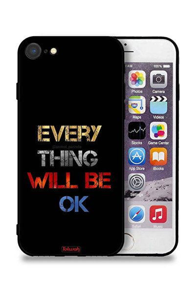 Tolwak جراب حماية لجهاز Apple iPhone 7 كل شيء سيكون على ما يرام