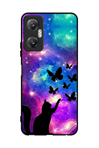 Covernex غطاء حماية لهاتف Infinix Hot 20 - قطط وفراشات