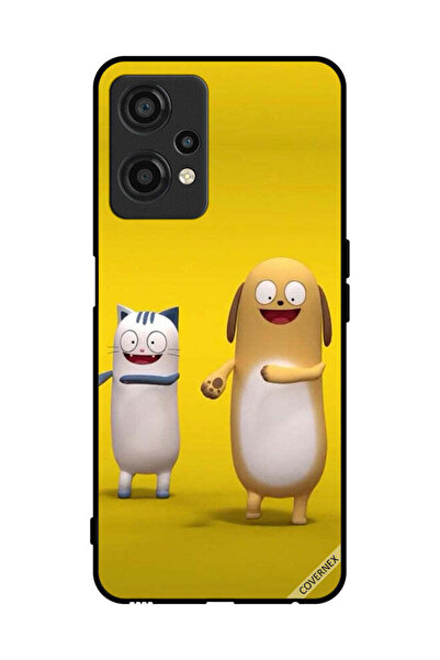 Covernex غطاء حماية لهاتف OnePlus Nord CE 2 Lite 5G قصة قطة وكلب