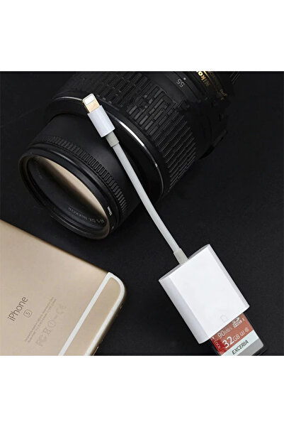 TEKNOCEPNET Iphone/Ipad Lightning to Sd Card Memory Card Adapter Nk105-(5775) - Bs7347-9066