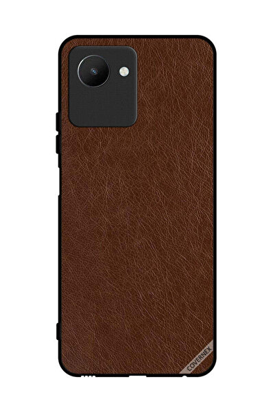 Covernex غطاء حماية لهاتف Realme C30s بنمط جلدي