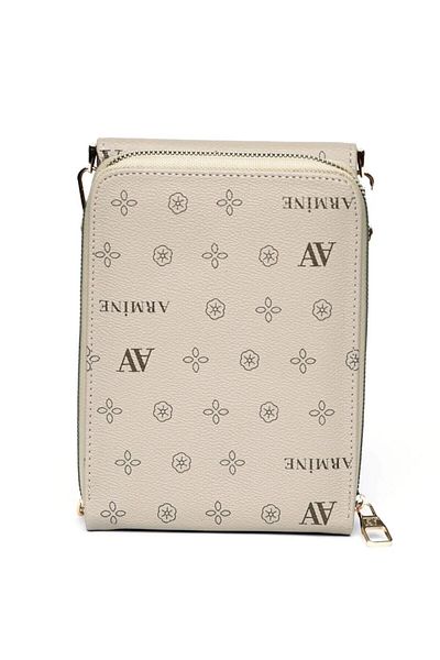 Armine Hand and Shoulder Dot Bag - 266 Mink Dot