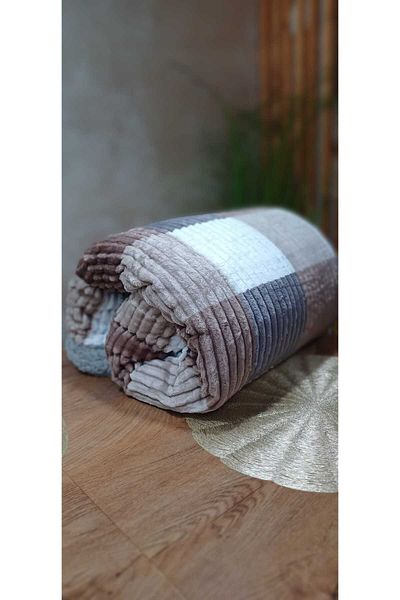 Pucioasa Cocolino blanket for double bed, beige