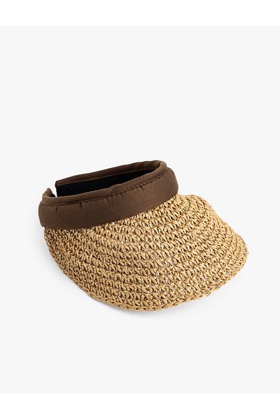 Koton Straw Visor Hat