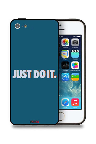 Tolwak جراب حماية لجهاز Apple iPhone 5/5s/SE - Just Do It