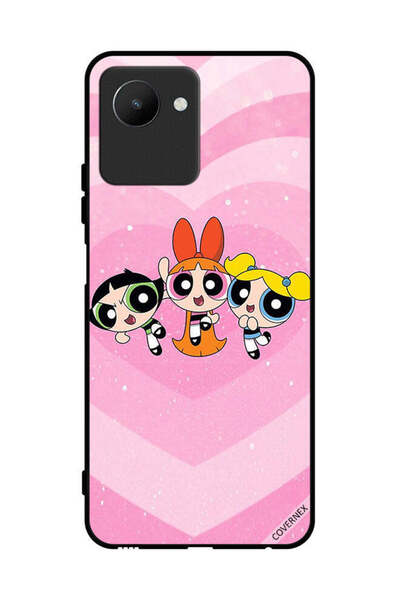 Covernex غطاء حماية لهاتف Realme C30s - رسوم متحركة للفتيات المحترفات