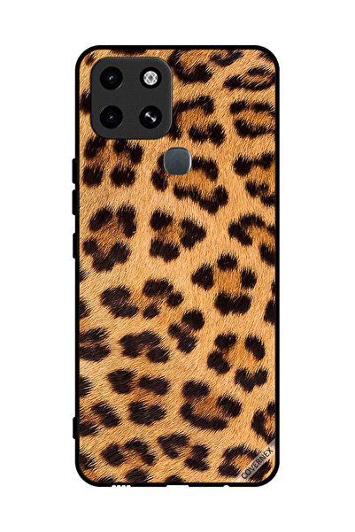 Covernex غطاء حماية لهاتف إنفينيكس سمارت 6 بنقشة جلد النمر