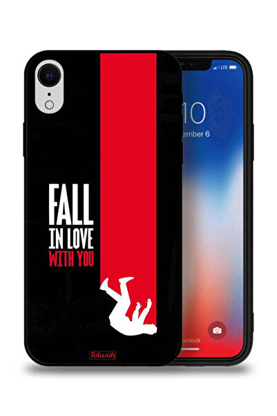 Tolwak جراب حماية لجهاز Apple iPhone XR - الوقوع في حبك