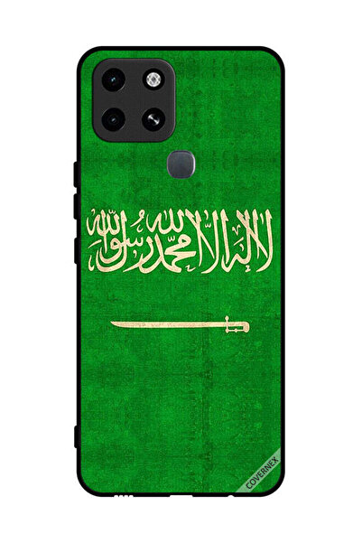 Covernex غطاء حماية لهاتف إنفينيكس سمارت 6 بعلم المملكة العربية السعودية العتيق