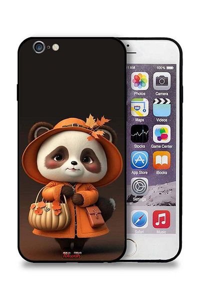Tolwak Apple iPhone 6 Plus/6s Plus Protective Case Cute Panda Lady Style