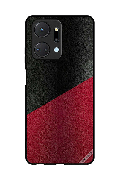 Covernex غطاء حماية لهاتف Honor X7a بنمط جلدي