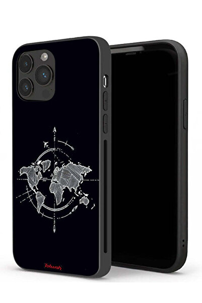 Tolwak جراب حماية لجهاز Apple iPhone 13 Pro بتصميم فن البوصلة