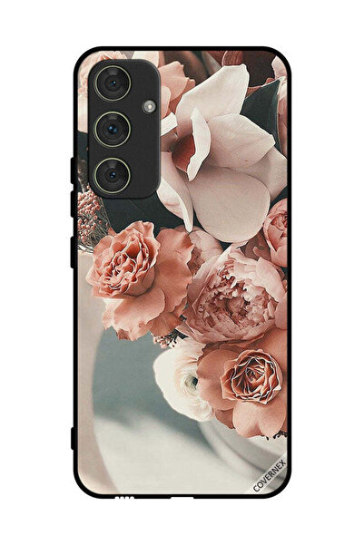 Covernex غطاء حماية لهاتف سامسونج جالاكسي A54، باقة من أزهار الخوخ الجميلة