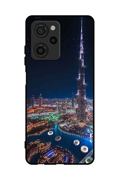 Covernex غطاء حماية لهاتف شاومي بوكو X5 برو - منظر ليلي لوسط المدينة