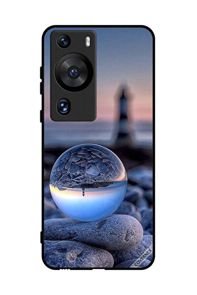 Covernex غطاء حماية لهاتف هواوي بي 60 برو، تصوير رائع للطبيعة في زجاج دائري