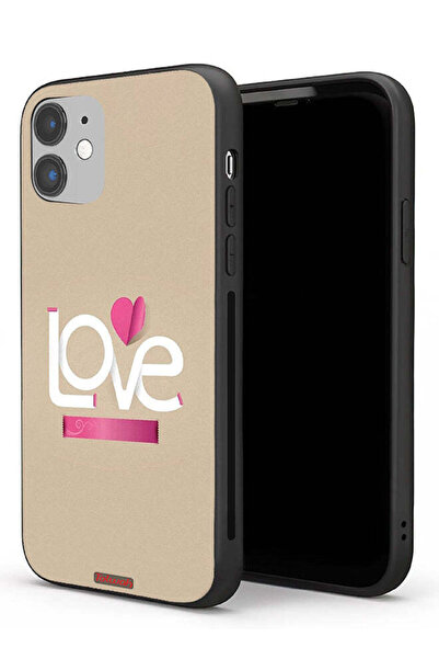 Tolwak Apple iPhone 11 Protective Case Love Art