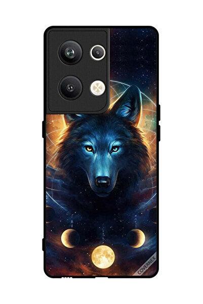Covernex غطاء حماية لهاتف Oppo Reno 9 Pro Plus ذئب في الفضاء