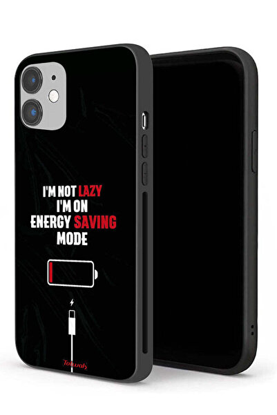 Tolwak جراب حماية لجهاز Apple iPhone 12 mini أنا لست كسولاً، أنا في وضع توفير...