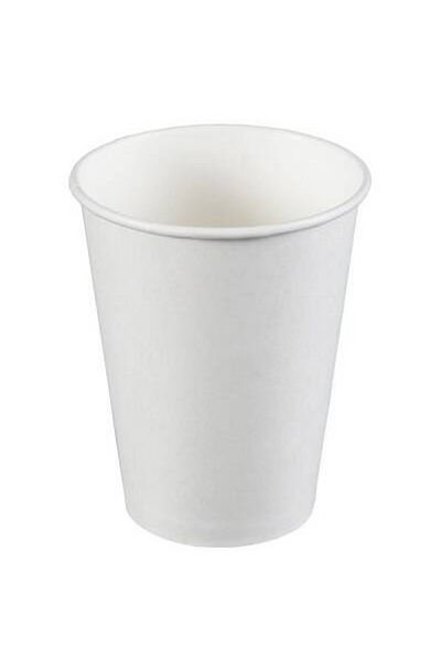 PLASTİKAP White Thick Cardboard Cup (50 Pcs)
