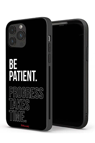 Tolwak جراب حماية لجهاز Apple iPhone 13 Pro Max كن صبورًا، فالتقدم يستغرق وقتًا